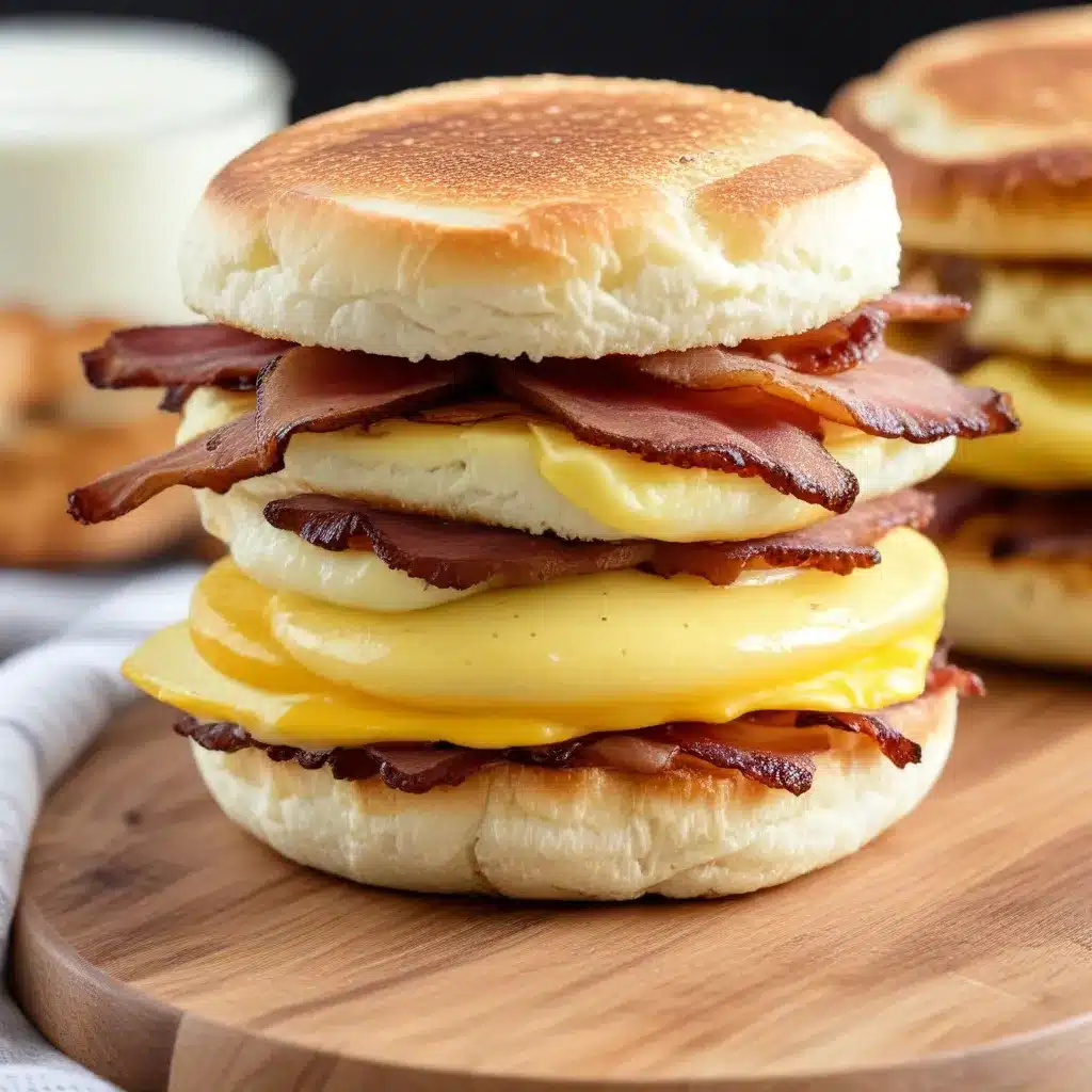 Bacon, Egg and Cheese English Muffin Breakfast Sandwich: A Classic Favorite