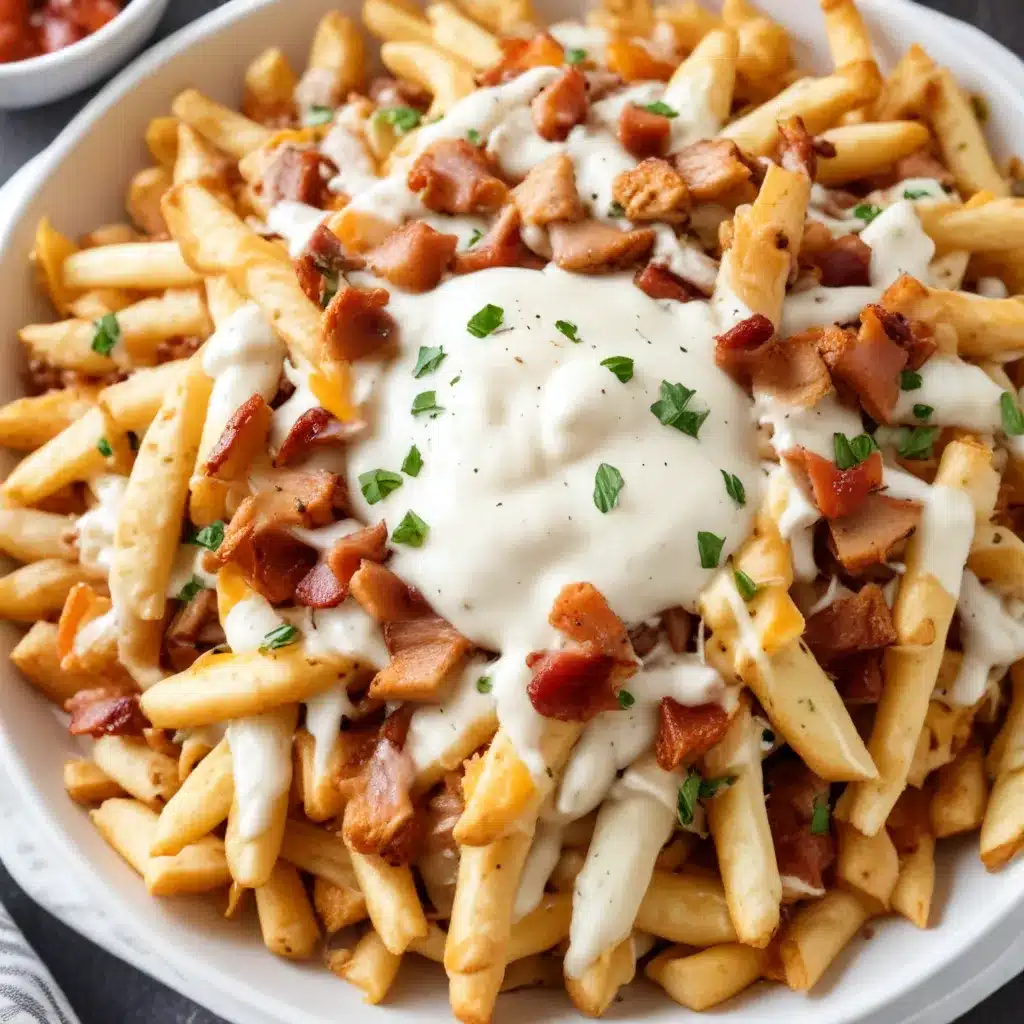 Cheesy Loaded Chicken Bacon Ranch Fries: A Delectable Indulgence