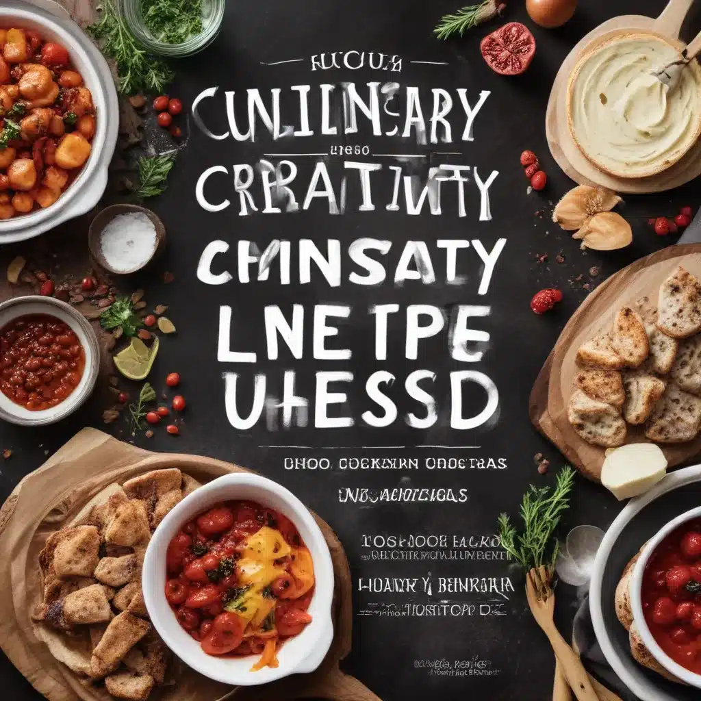 Culinary Creativity Unleashed: Unique Recipe Ideas