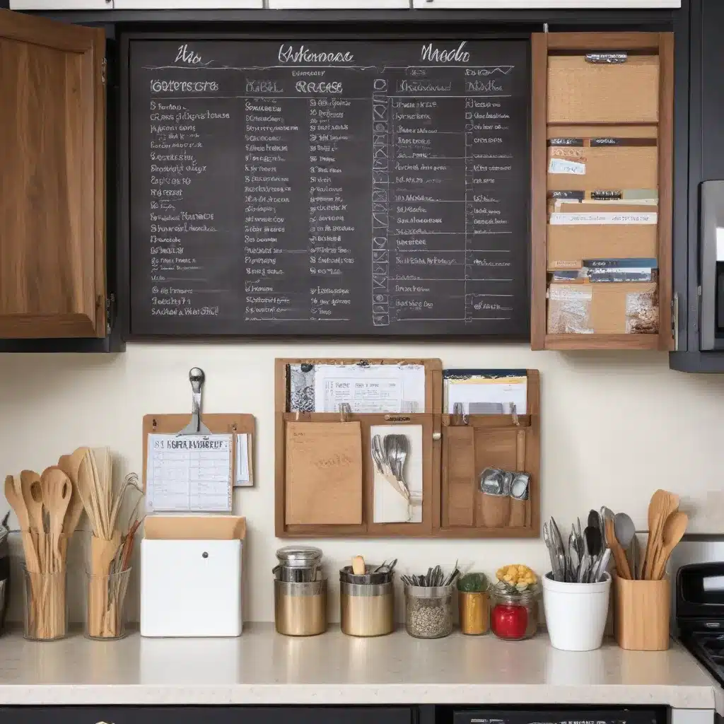 Customizable Kitchen Command Center: Streamlining Meal Planning and Prep