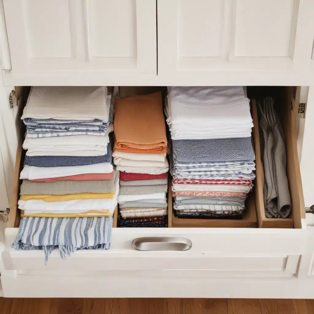 Decluttering the Kitchen Linens: Streamlining Storage and Organization