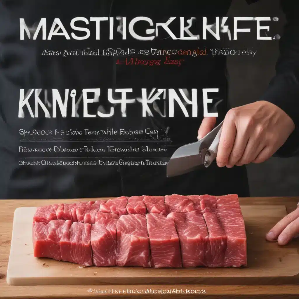 Mastering Global Knife Techniques: Slicing, Dicing, and Mincing Made Easy