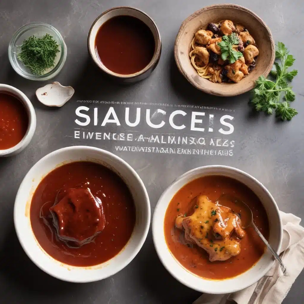 Sauces, Glazes, and Marinades: Elevating Your Dishes with Flavorful Finishes